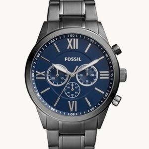 FLYNN CHRONOGRAPH SMOKE STAINLESS STEEL WATCH